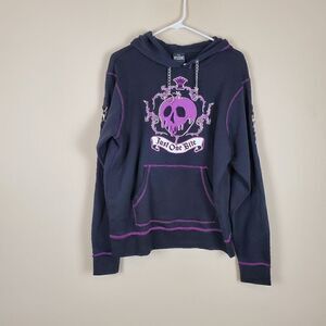 Disney Villans Snow White and the Seven Dwarfs Just One Bite Girls Hoodie Size M